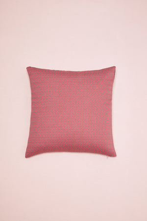 "Geometric" printed square cushion