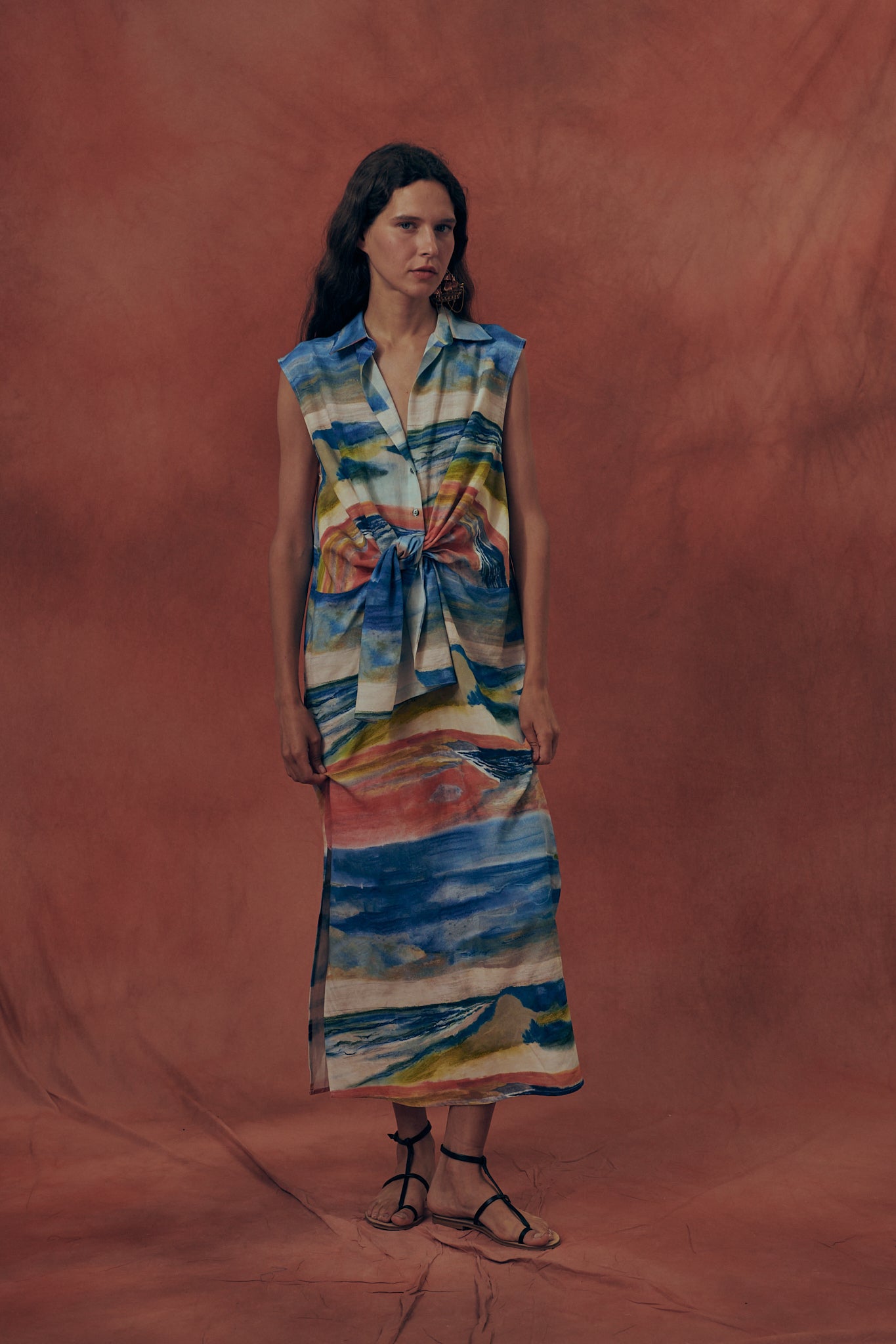 "Essaouira” printed dress